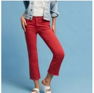 Pilcro cropped Jean's red size 32